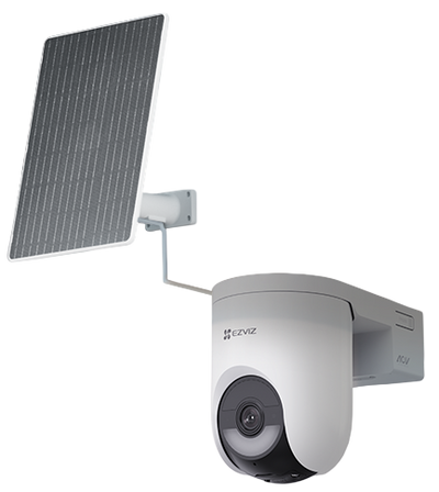 EZVIZ HB8 Lite Conectividad dual: 4G (SIM) y Wi-Fi 2K+  Resolution + Panel solar