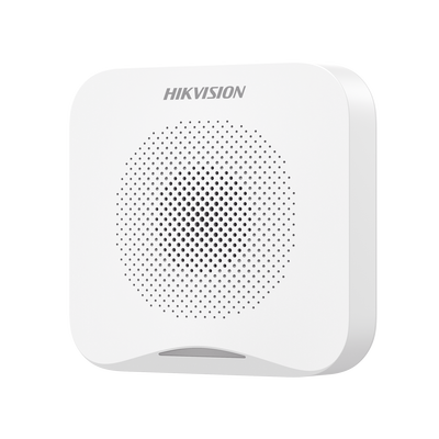 [AX HOME] DS-PS201-WB Sirena Inalámbrica Interior Alerta Ajustable entre 80 a 95dB