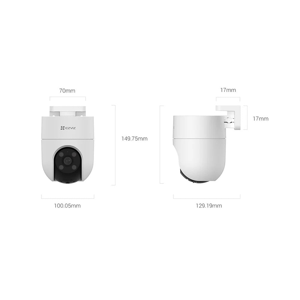 Cámara WIFI Ezviz H8C 2K 4MP CS-H8c-R100-1J4WKFL